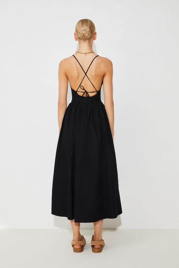Ciana Cotton Midi Dress - Suncoo
