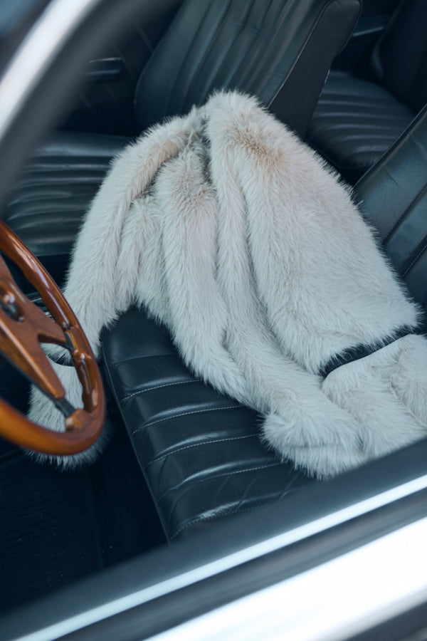 Perly Faux Fur Coat - KBS