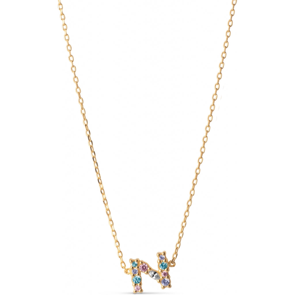 My Name - Initial Necklace - Enamel Copenhagen