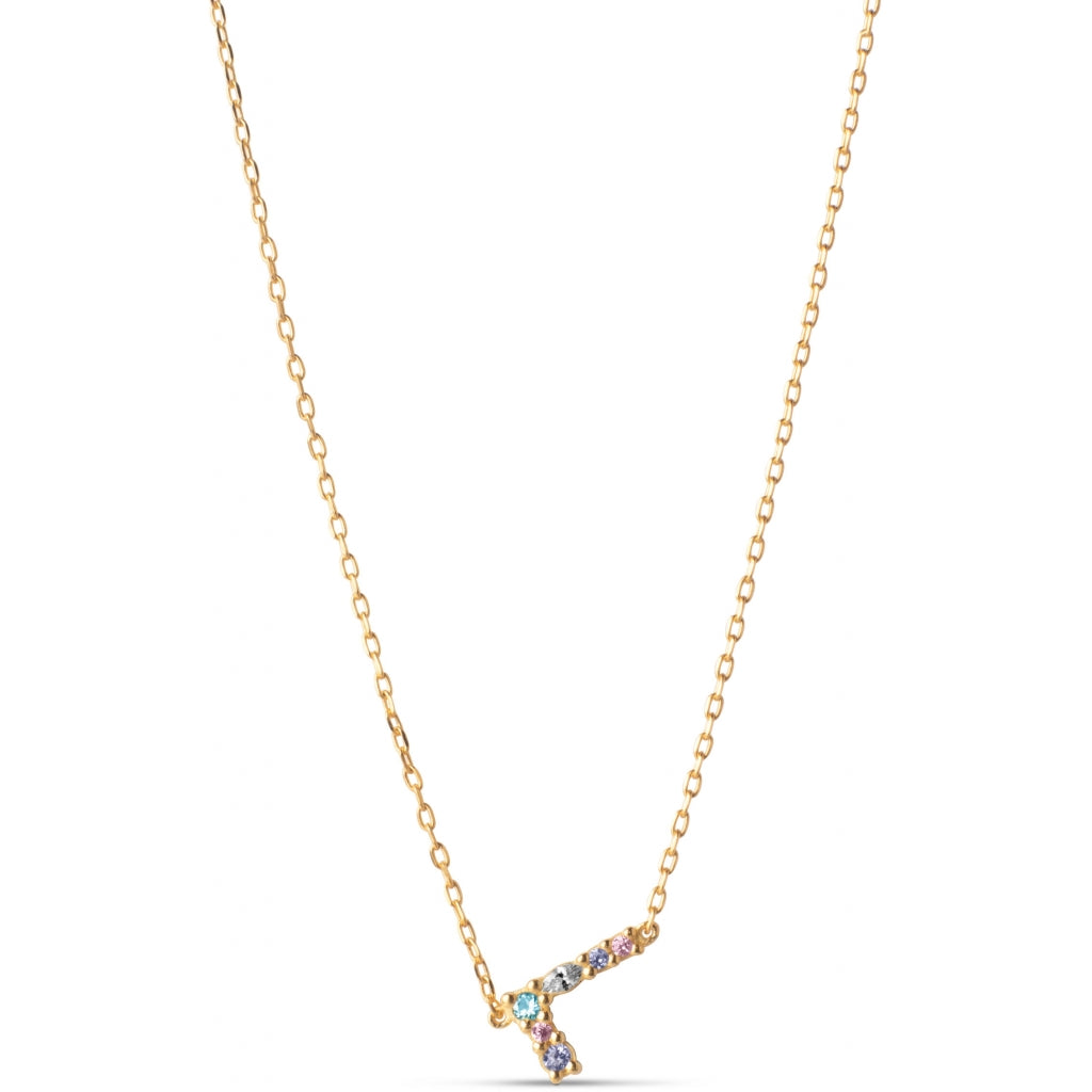 My Name - Initial Necklace - Enamel Copenhagen