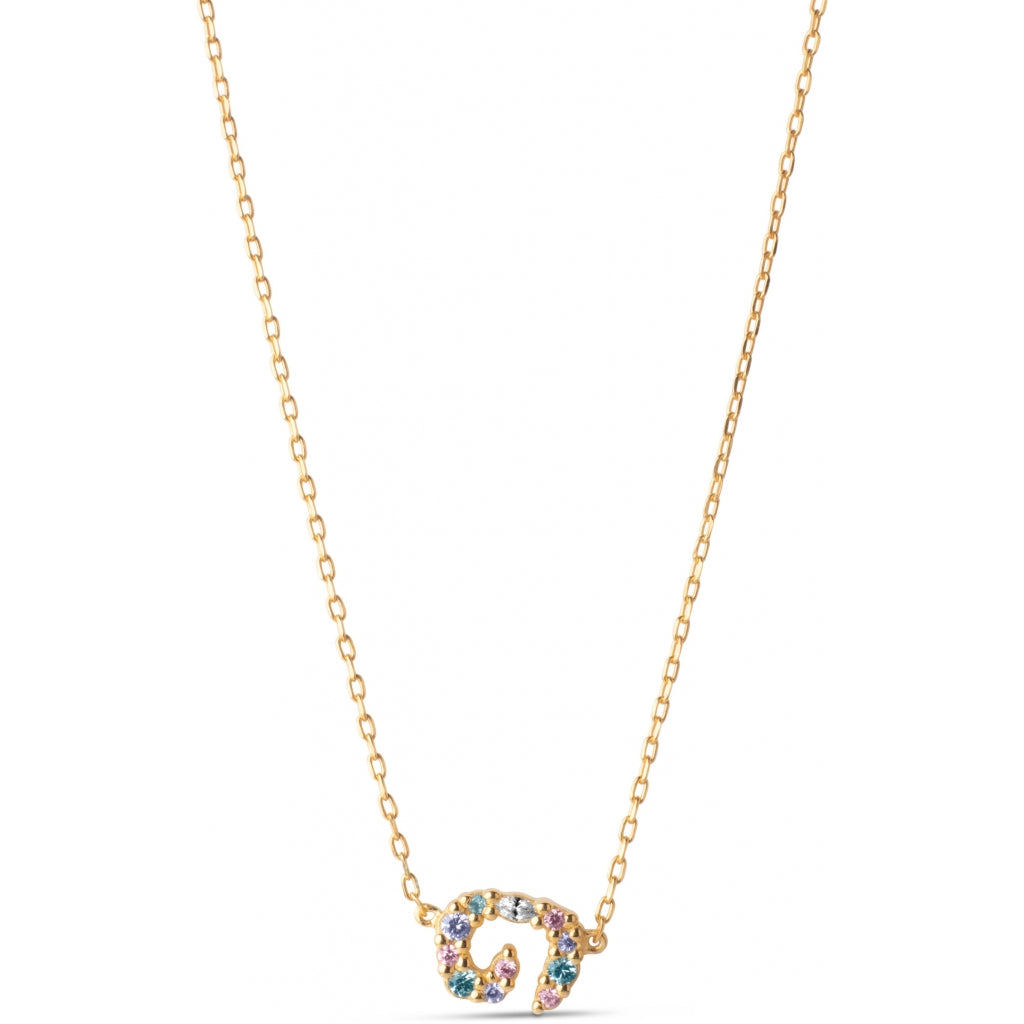 My Name - Initial Necklace - Enamel Copenhagen