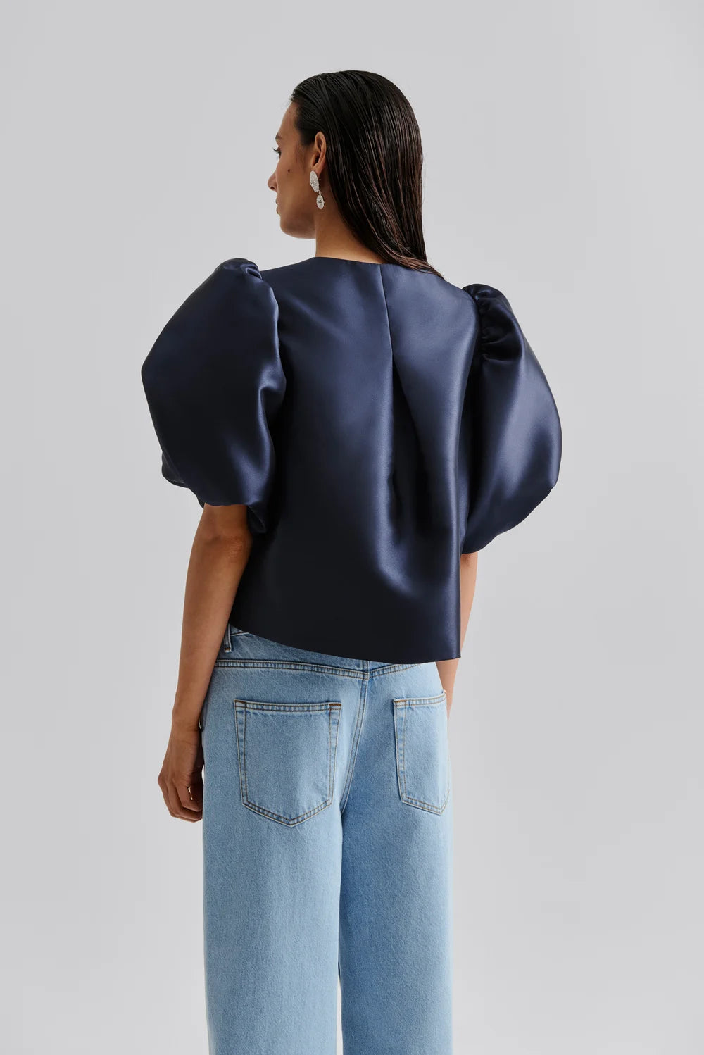 Cleo Pouf Blouse - Malina