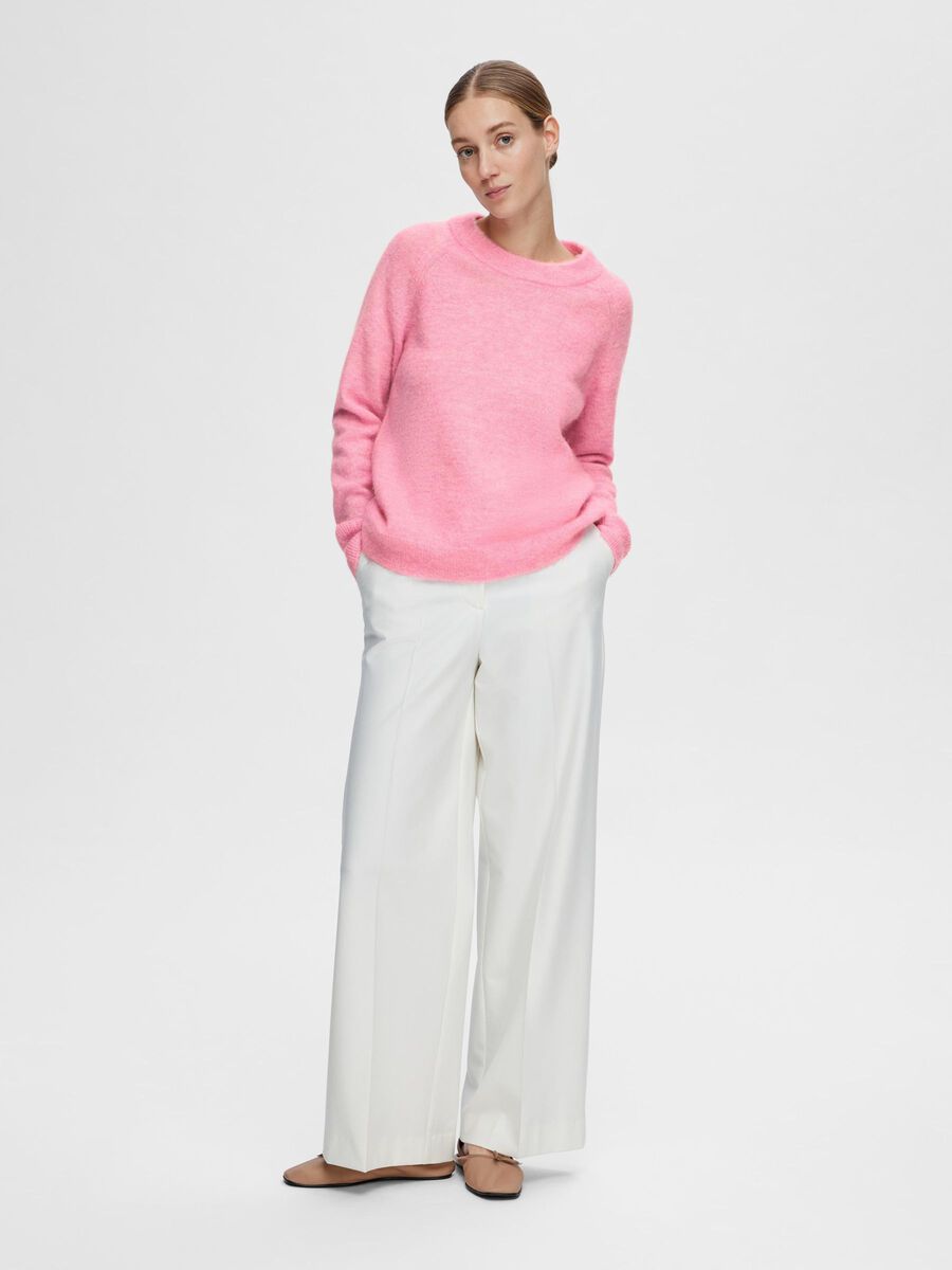 Lulu Knit O-Neck - Selected Femme