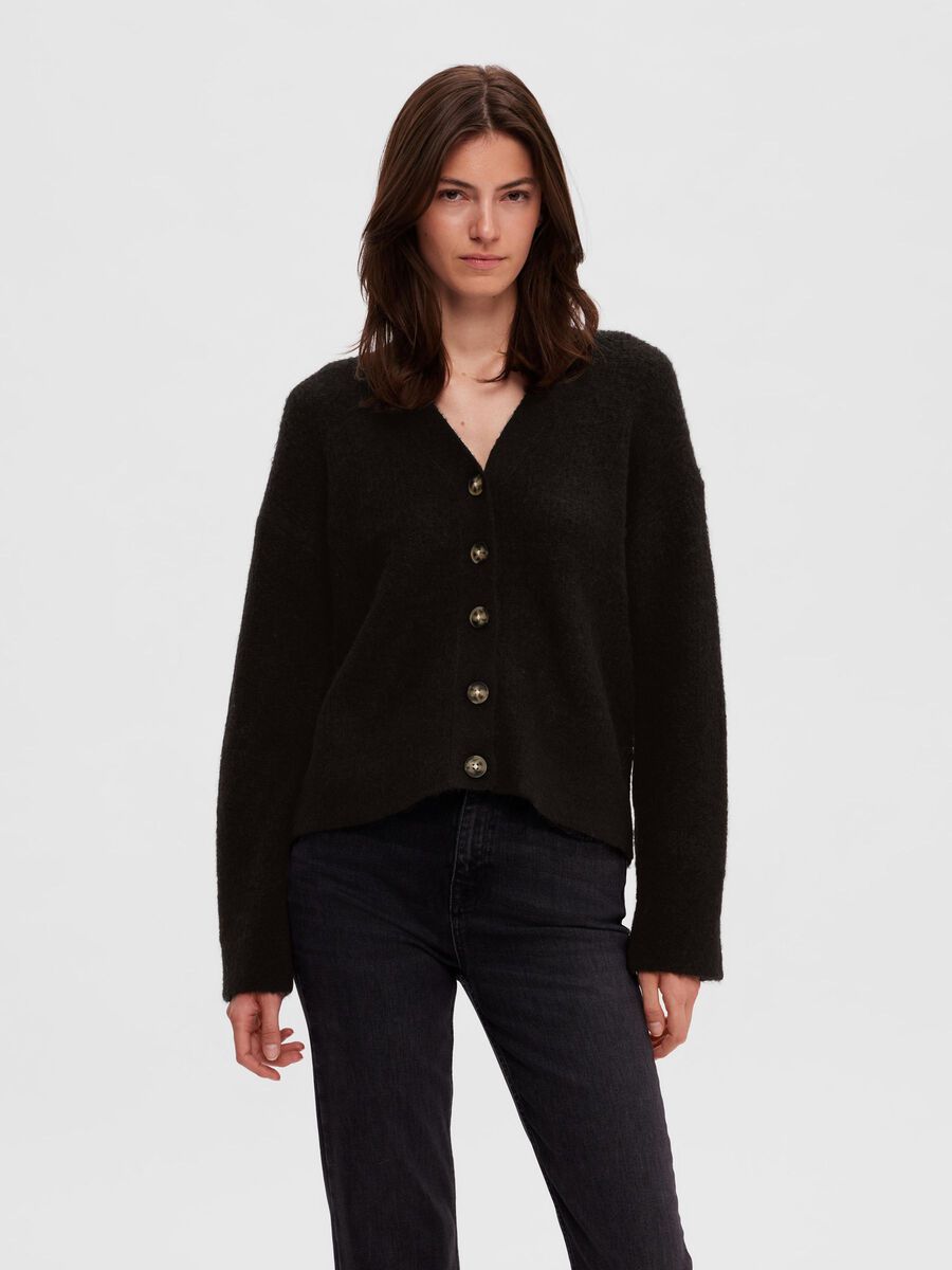Merino Wool Cardigan (Maline) - Selected Femme