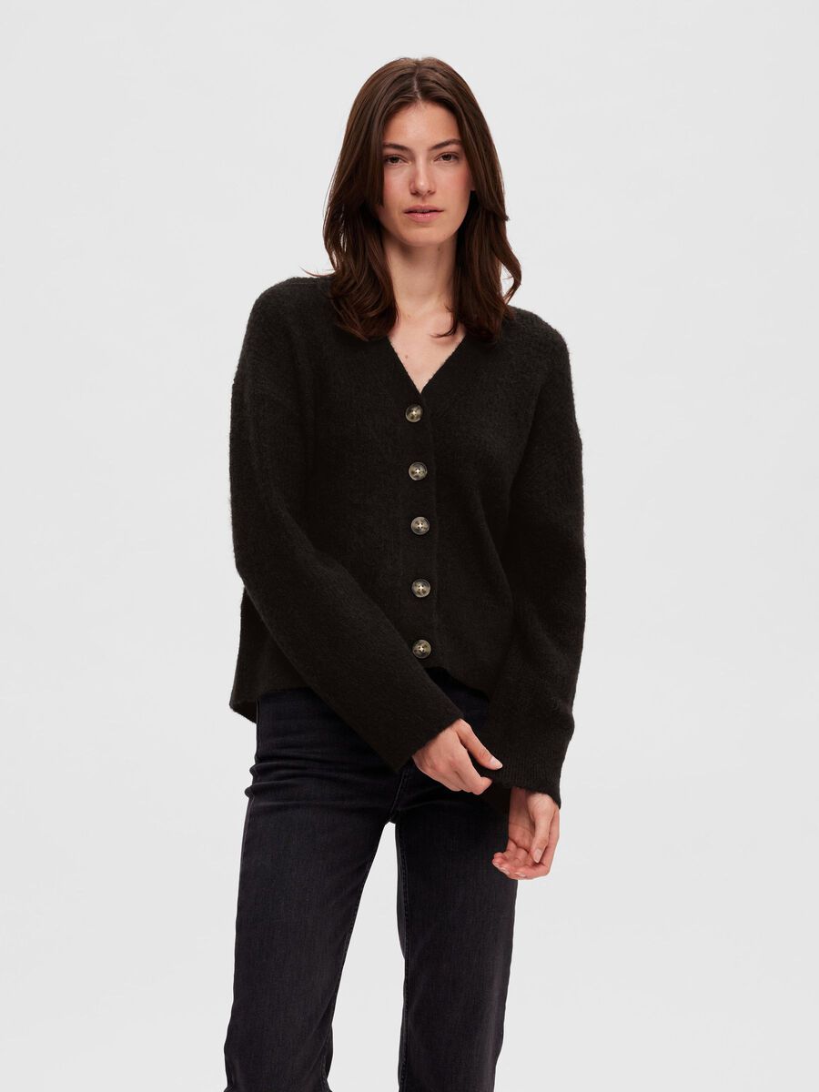 Merino Wool Cardigan (Maline) - Selected Femme