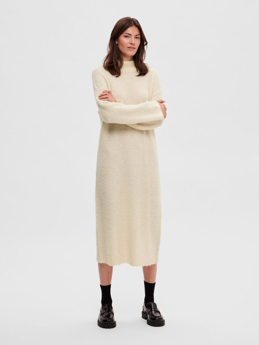 Maline Knitted Midi Dress - Selected Femme