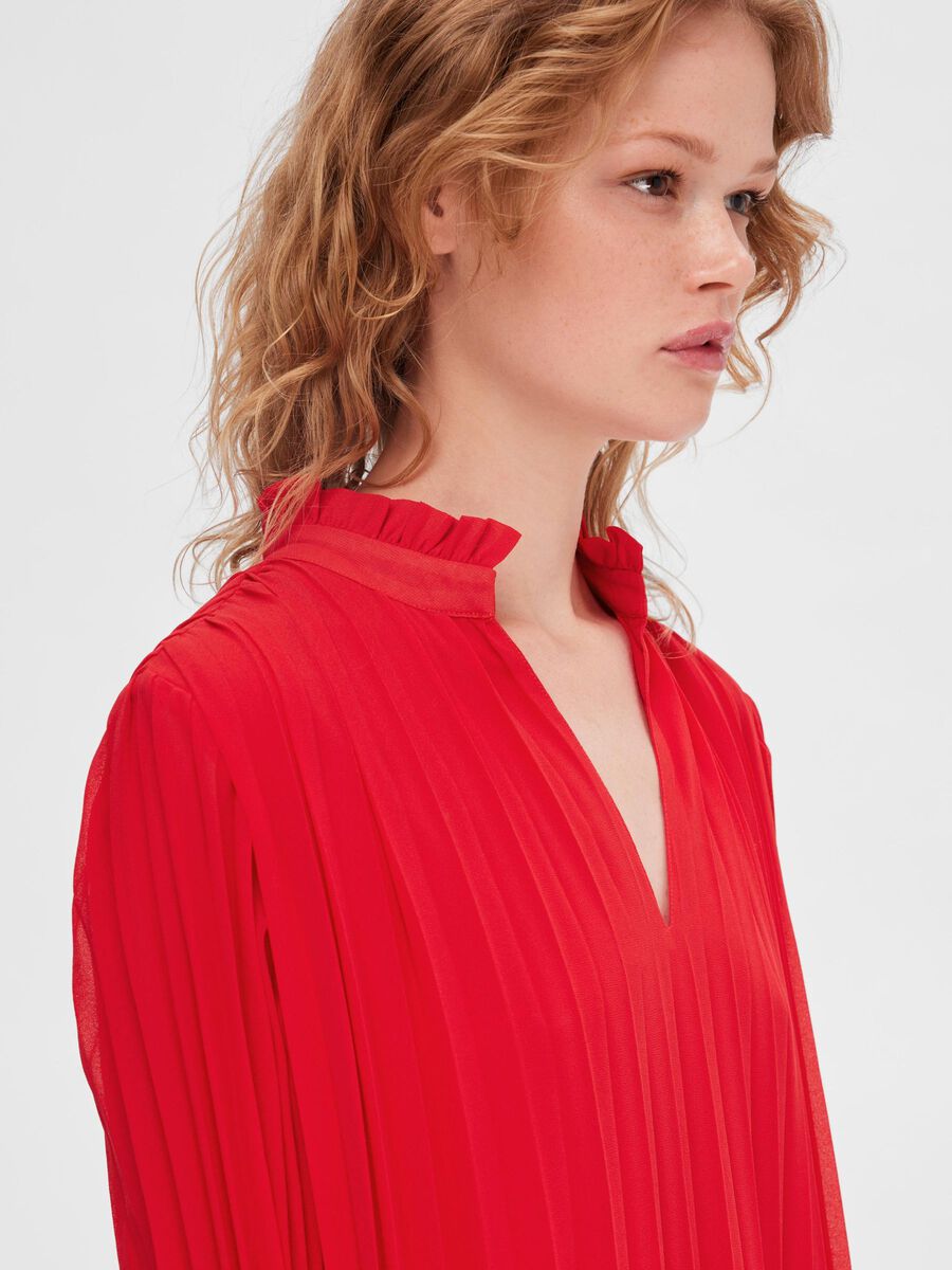 Darcie Ankle Plisse Dress - Selected Femme