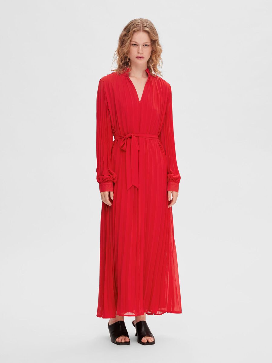 Darcie Ankle Plisse Dress - Selected Femme