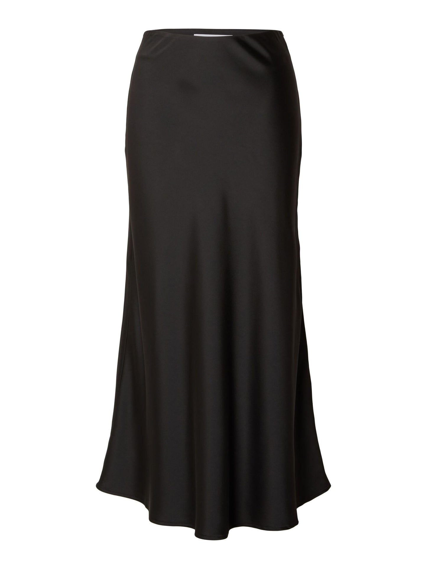 Satin Midi Skirt (LENA) - Selected Femme