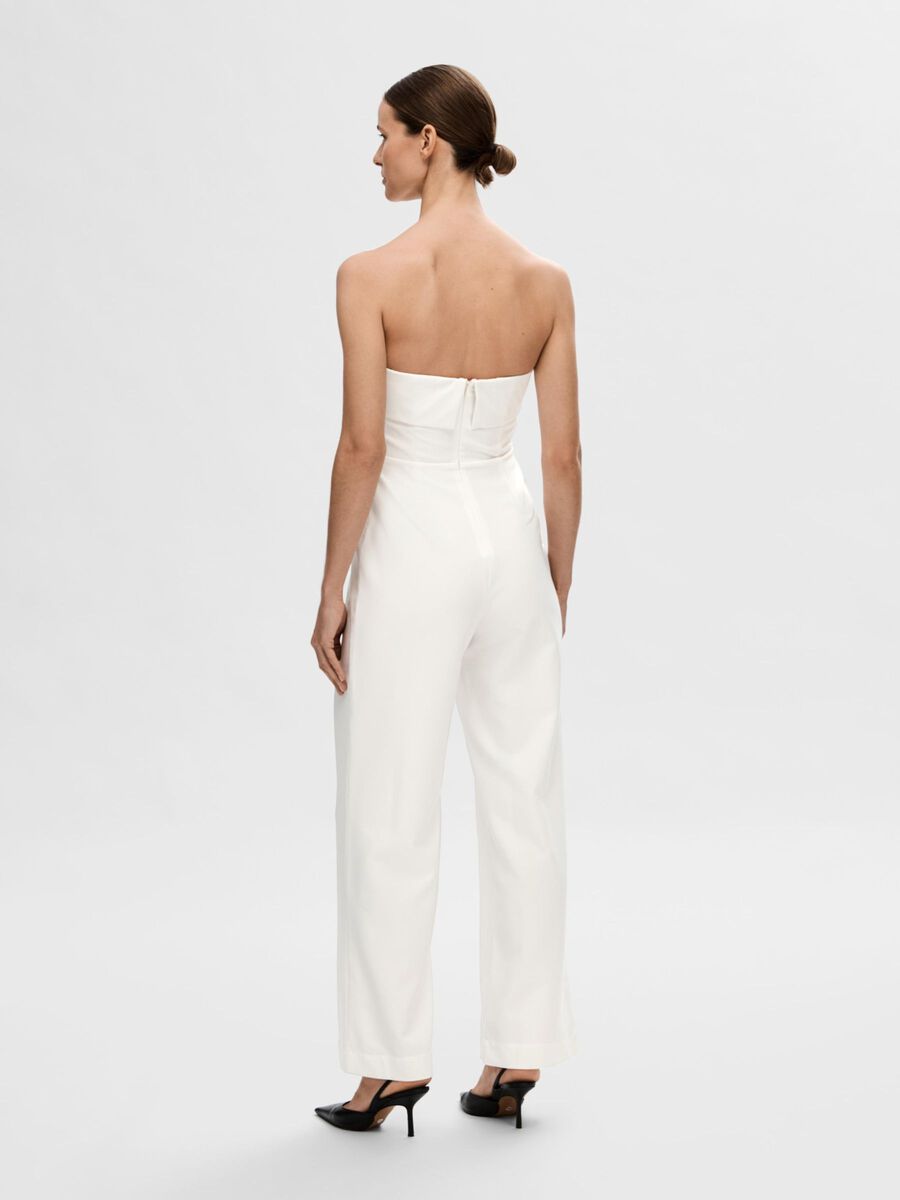 Vinelle Jumpsuit (White) - Selected Femme