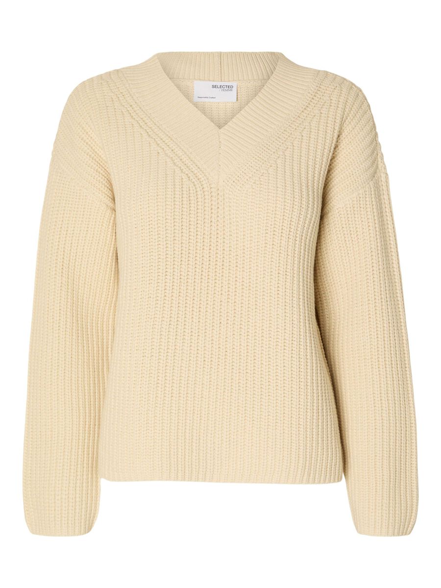 V-NECK KNIT (SELMA) - SELECTED FEMME