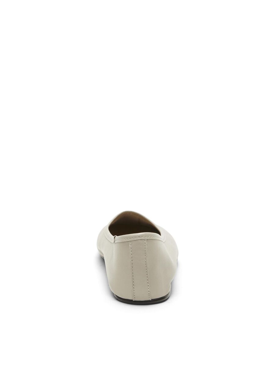 Leather Ballet Flats - Selected Femme