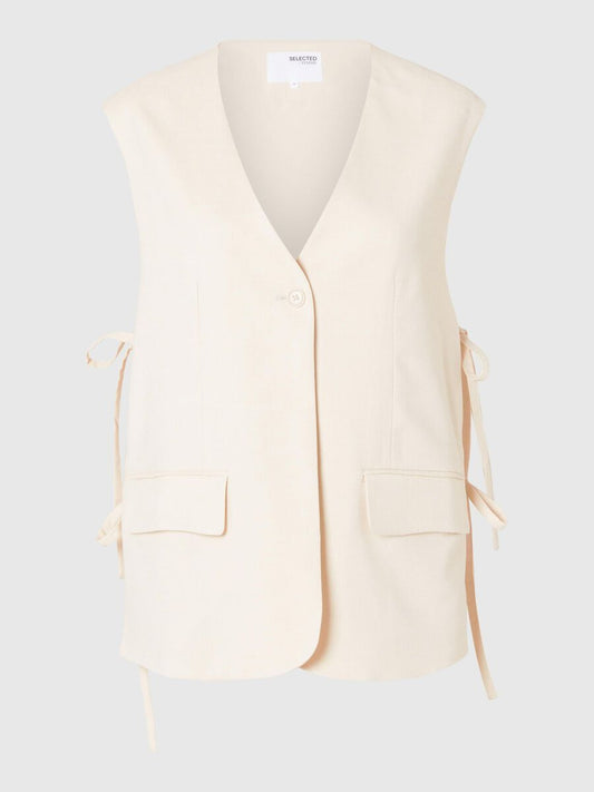 Long Oversized Waistcoat - Selected Femme