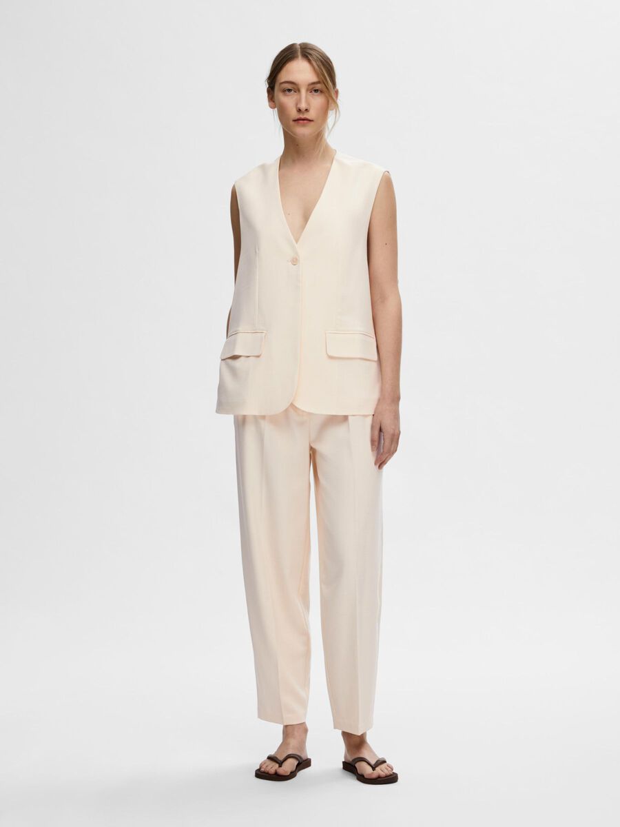 Long Oversized Waistcoat - Selected Femme