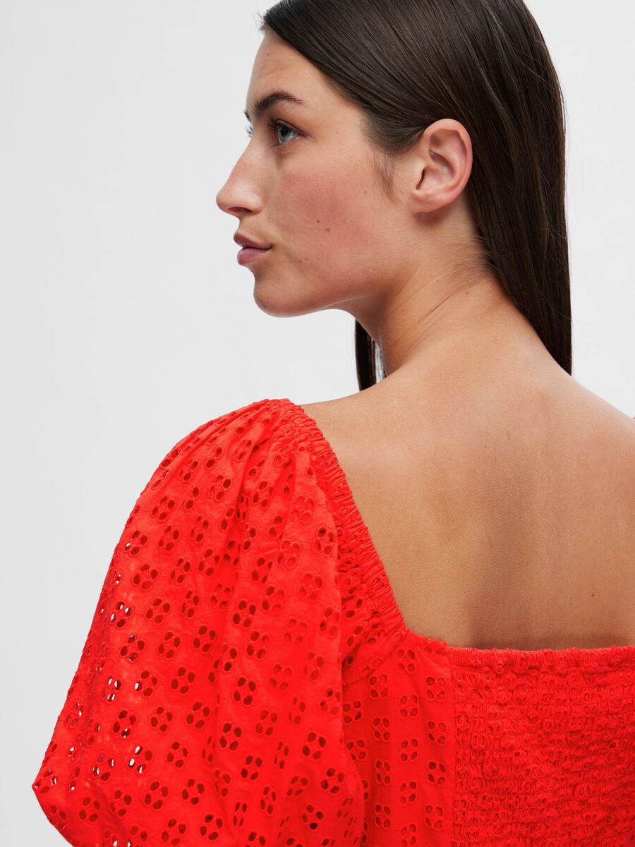 Broiderie Top - Selected Femme