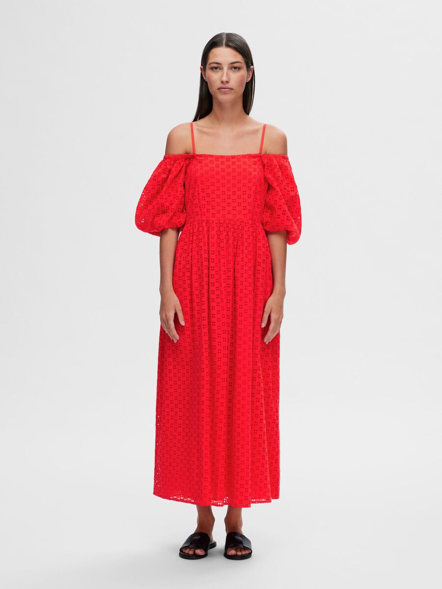 Broderie Dress - Selected Femme