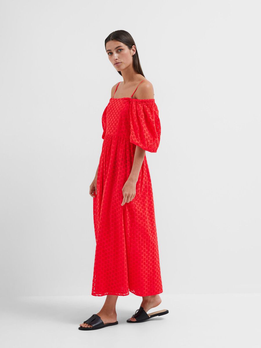 Broderie Dress - Selected Femme