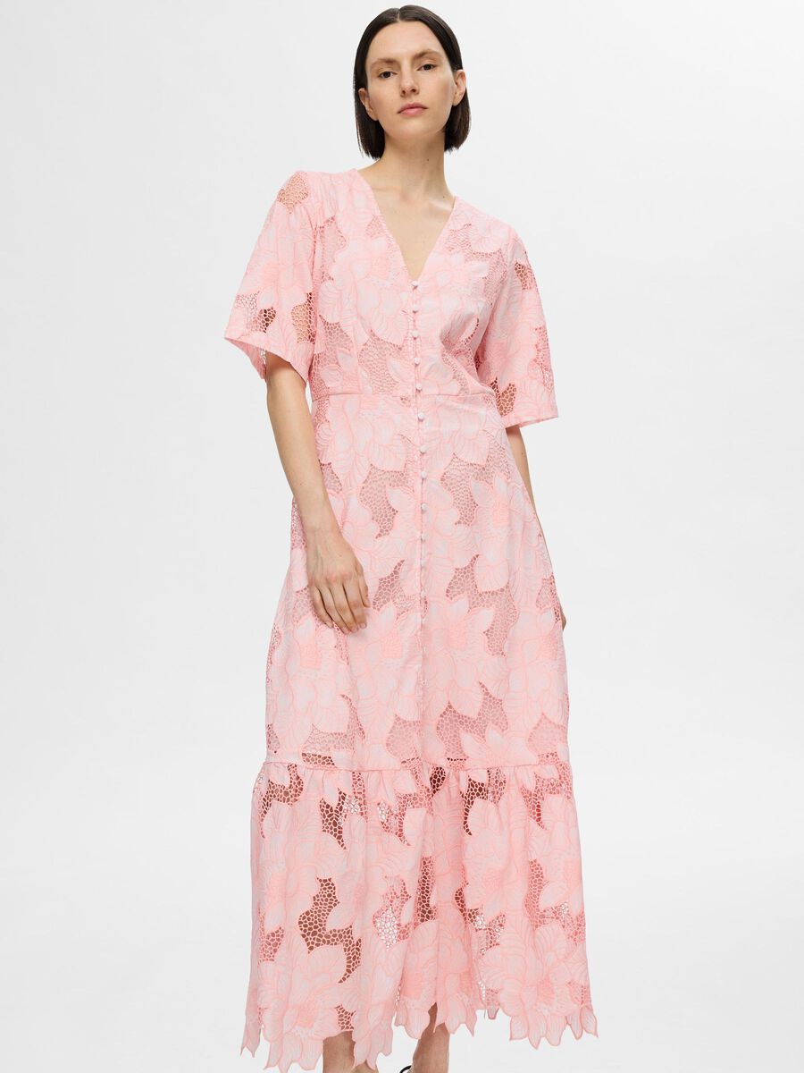 SLFNEMI 2/4 ANKLE LACE DRESS EX - SELECTED FEMME