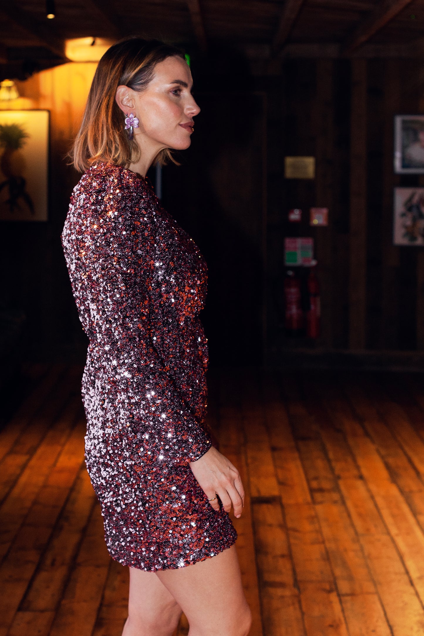 Sequin Mini Dress - Selected Femme