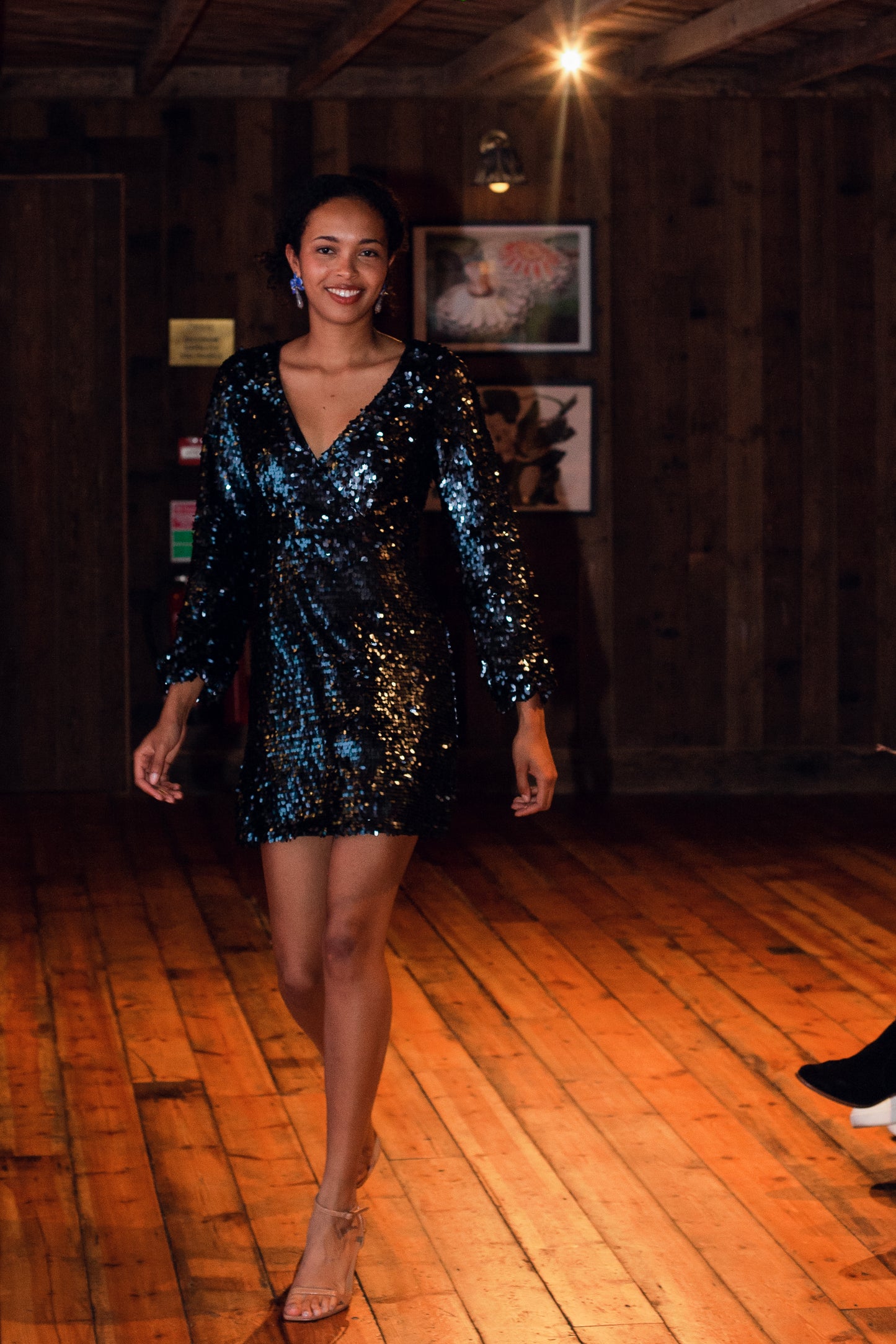 Bisma Sequin Dress - French Connection