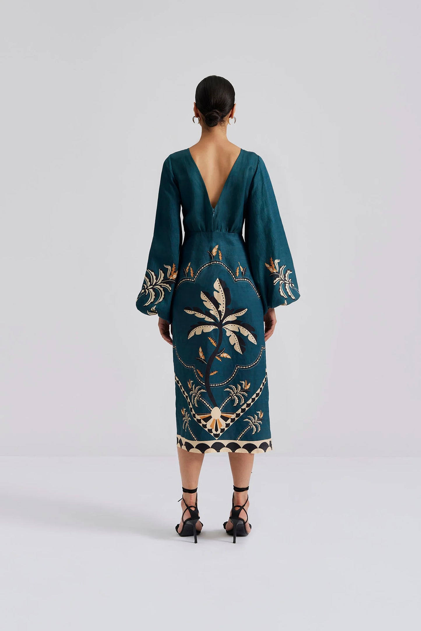 Zia Midi Dress - Desert Palm - Malina