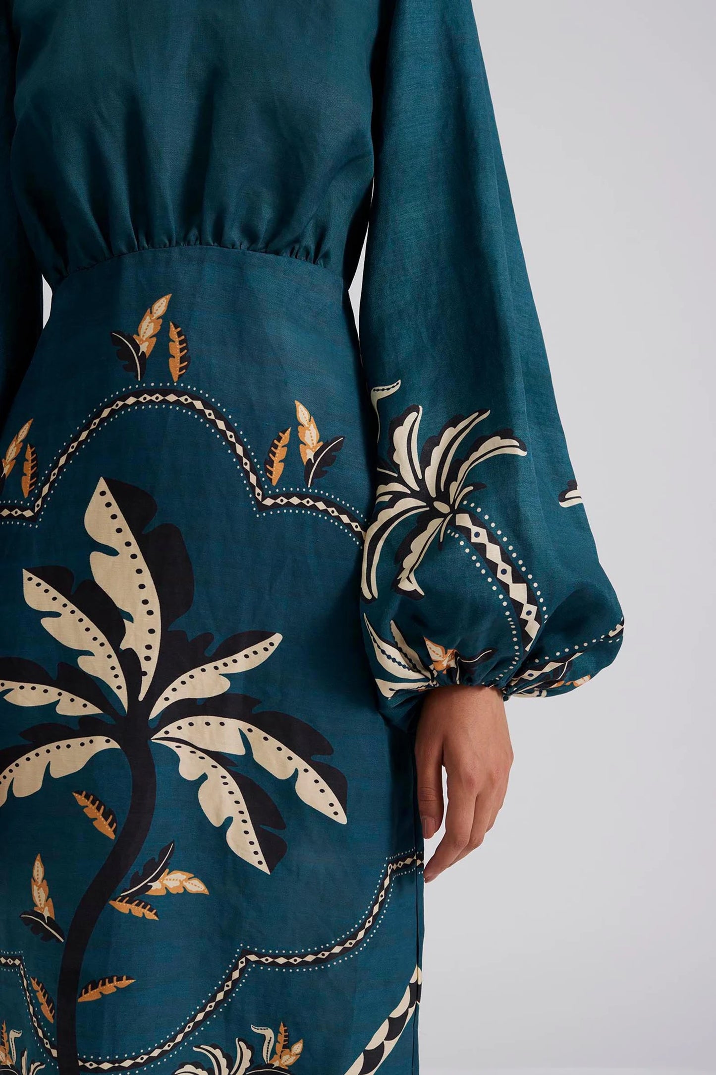 Zia Midi Dress - Desert Palm - Malina