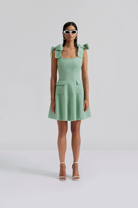 Lima Boucle Mini Dress - Malina
