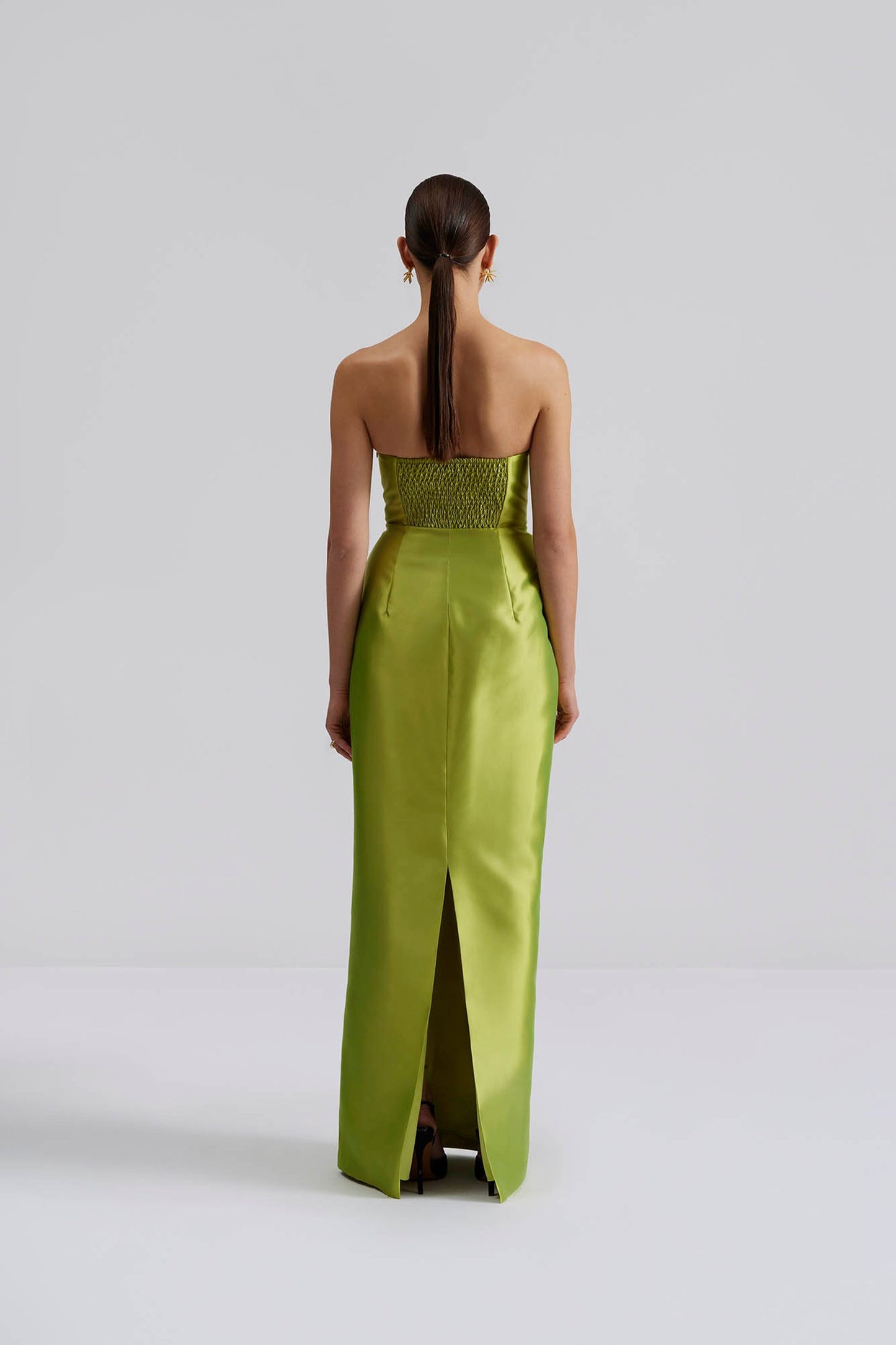 Haley Strapless Maxi Dress - Malina