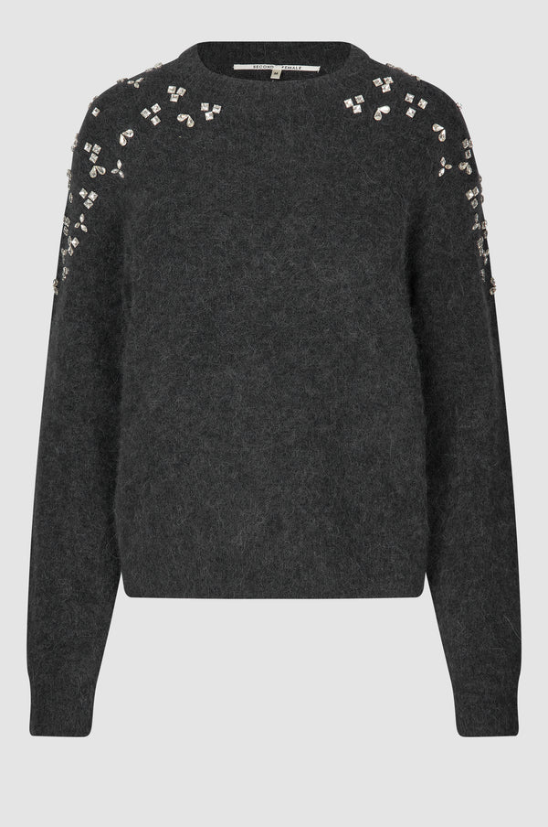 Sparkling Knit O-Neck - Second Female