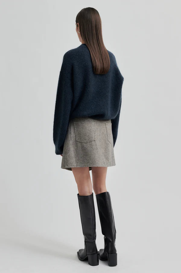 Brook Knit Drop Shoulder O-Neck - Second Female