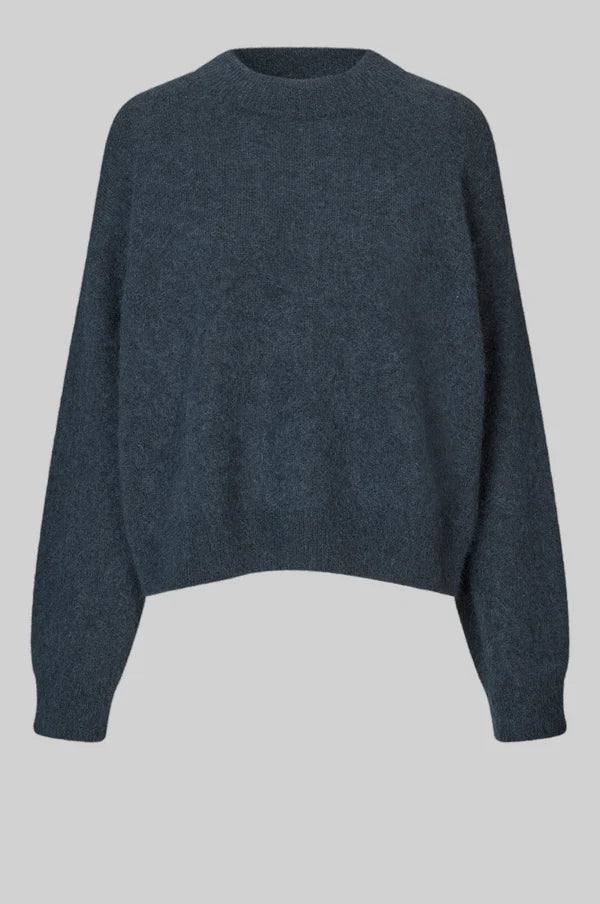 Brook Knit Drop Shoulder O-Neck - Second Female