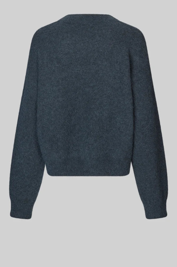 Brook Knit Drop Shoulder O-Neck - Second Female