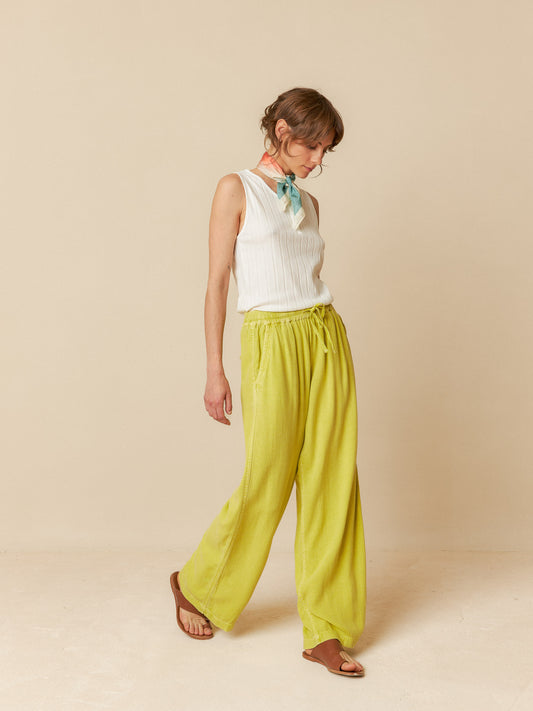 Maxi Wide Leg Trousers - Indi & Cold