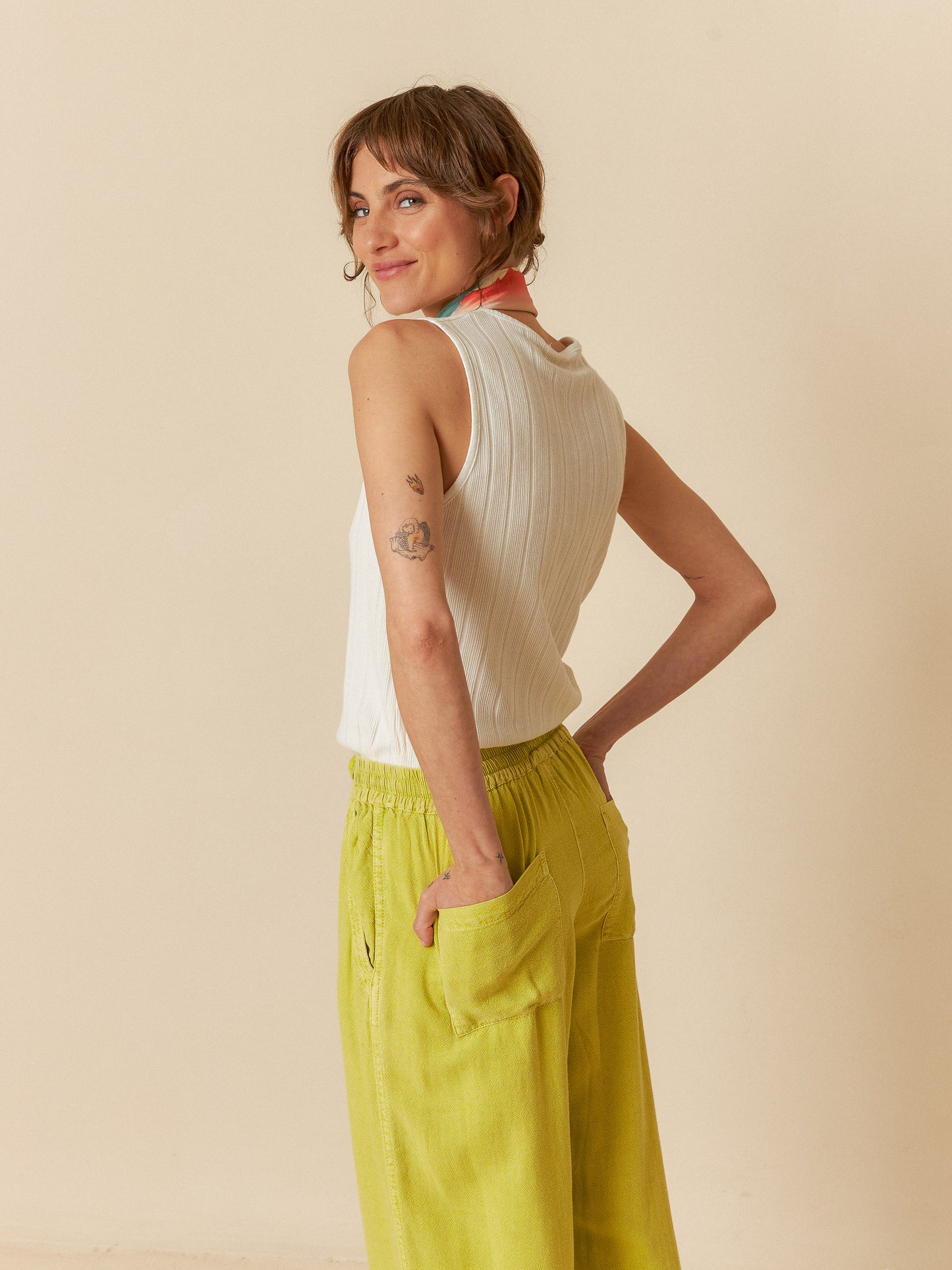 Maxi Wide Leg Trousers - Indi & Cold