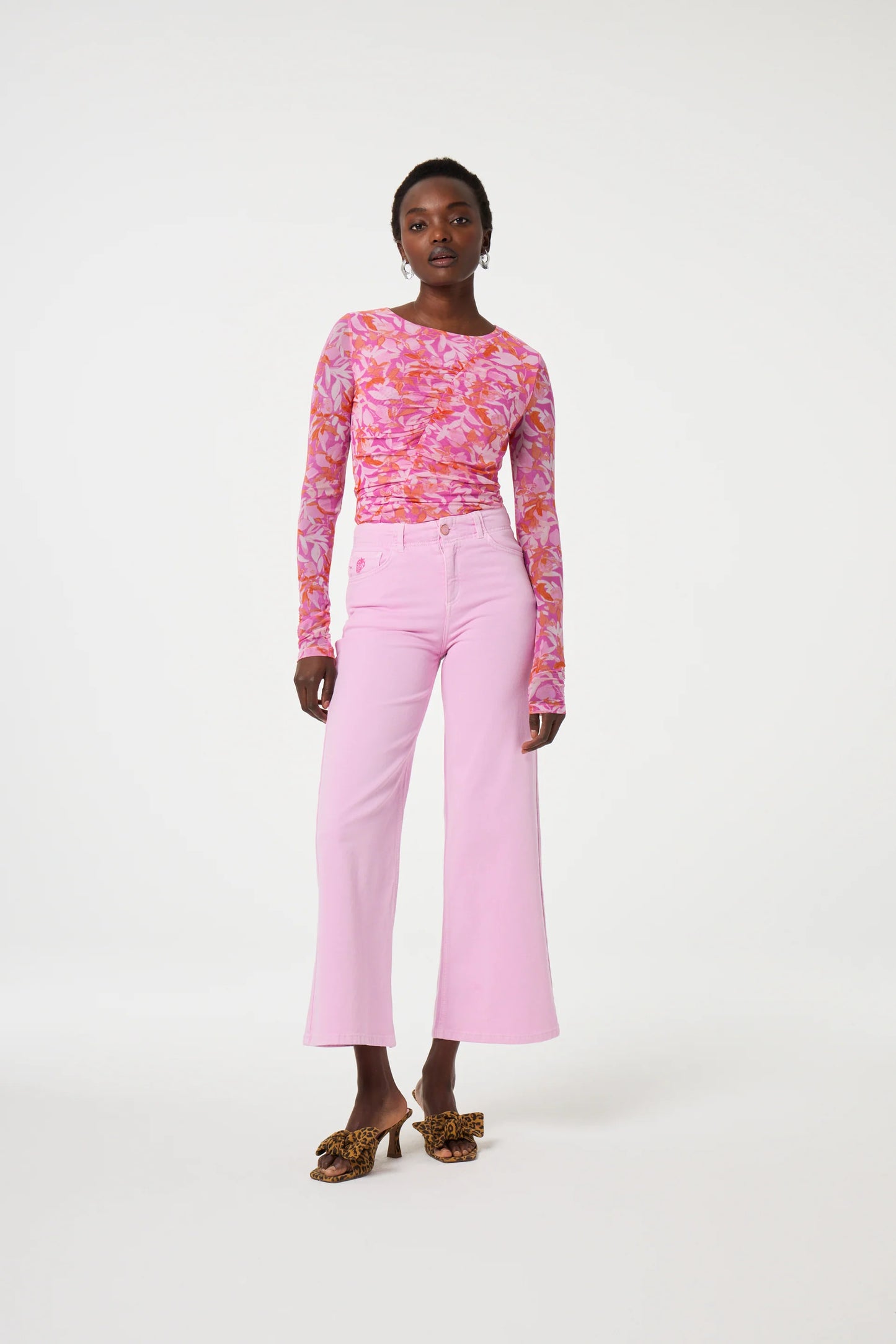 HAYLEY WIDE LEG CROPPED JEANS - FABIENNE CHAPOT