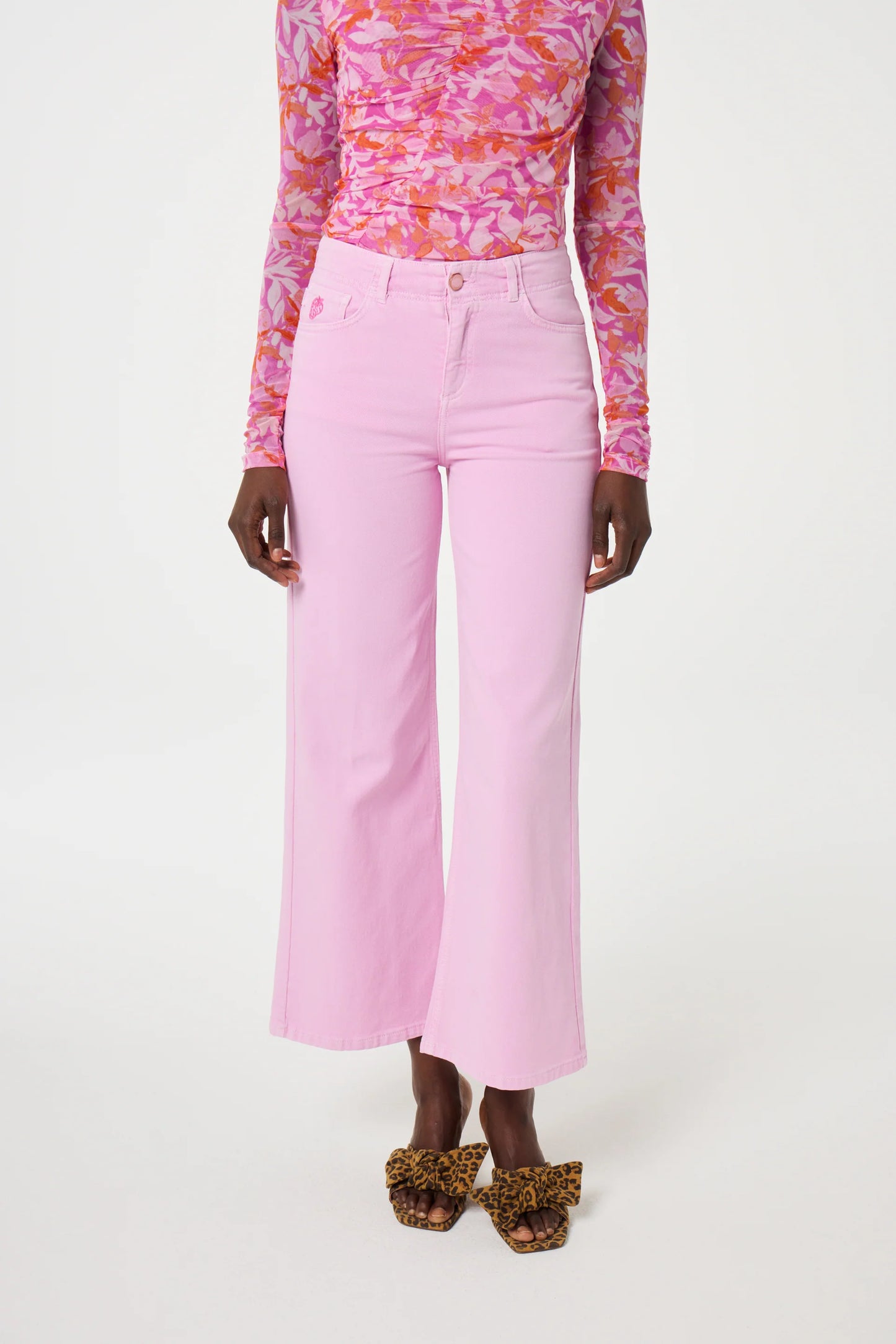 HAYLEY WIDE LEG CROPPED JEANS - FABIENNE CHAPOT