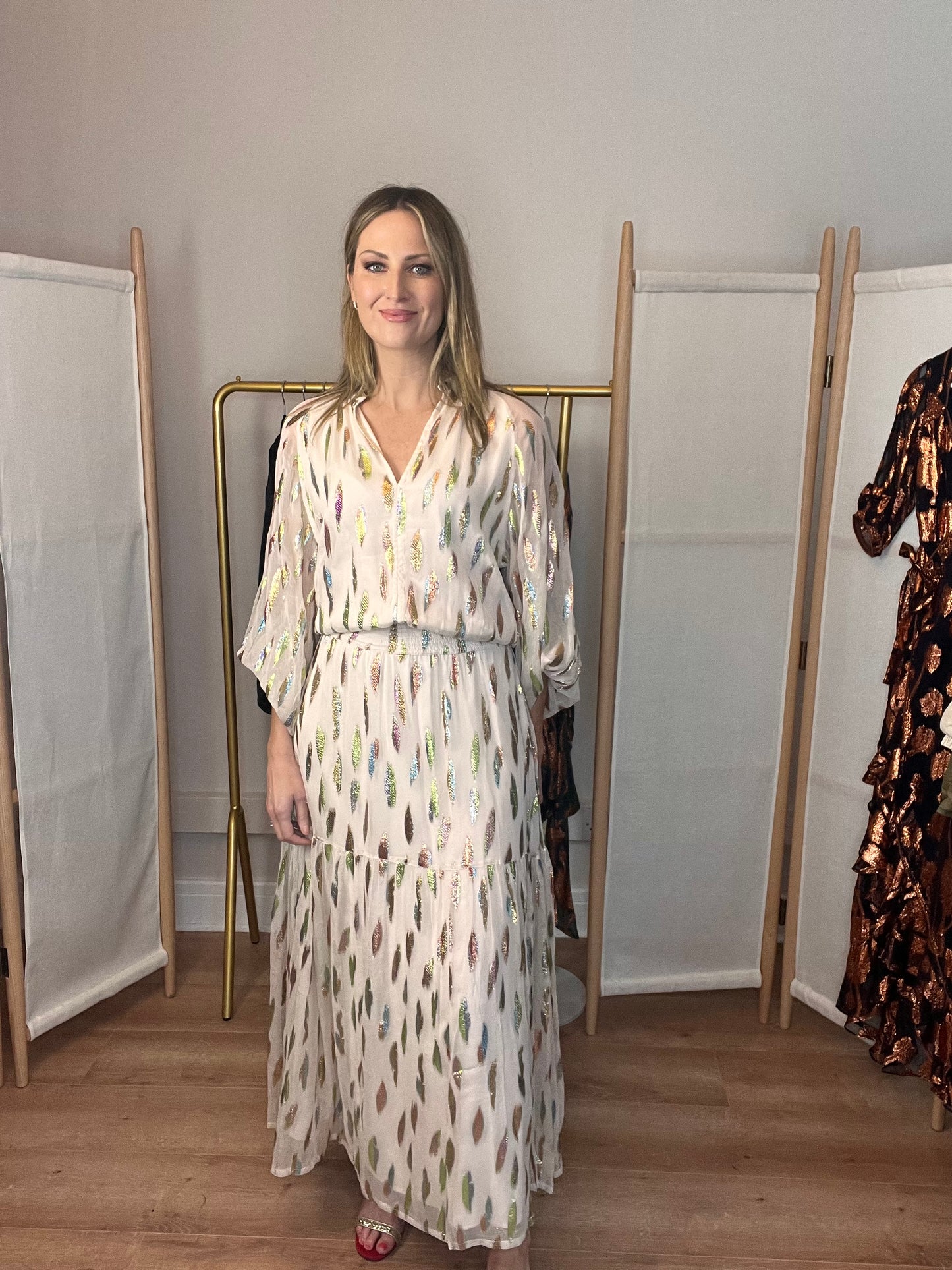 Leo Maxi Dress (cream) - Stardust Official