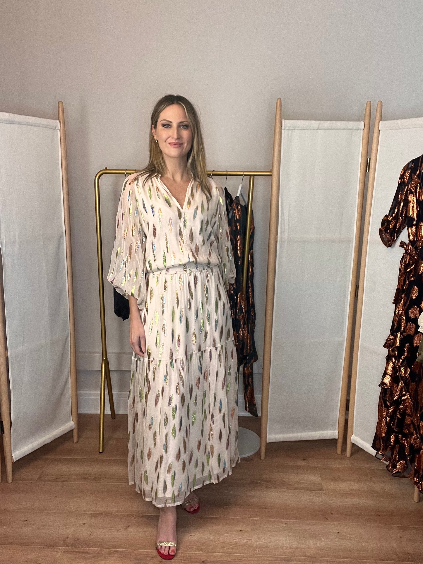 Leo Maxi Dress (cream) - Stardust Official