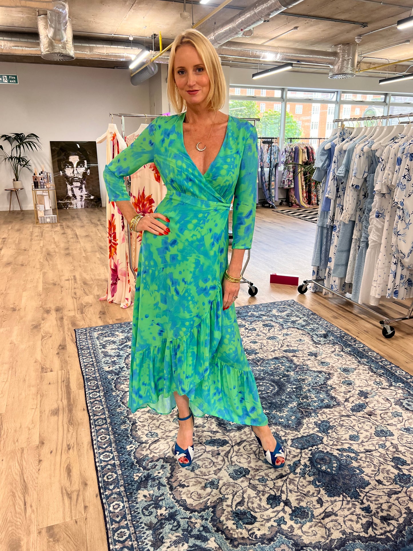 Iris Wrap Dress
