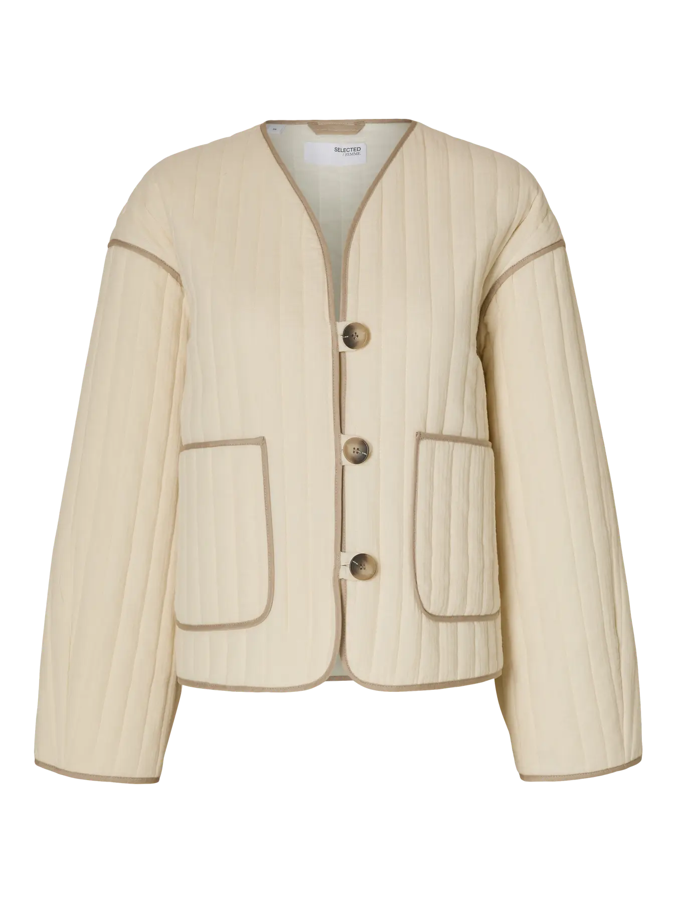 Quilted Padded Jacket - Selected Femme