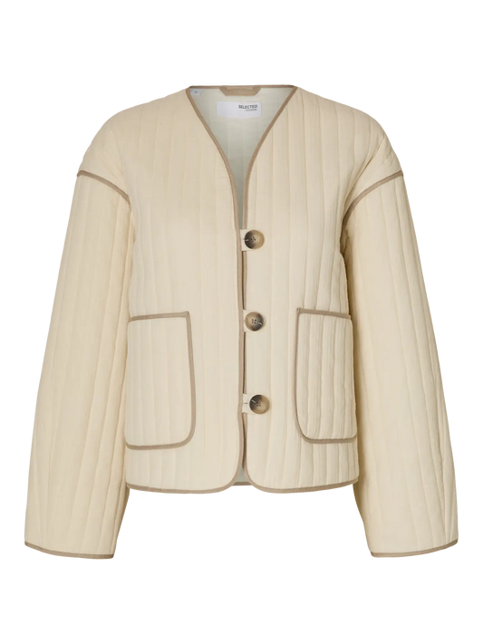 Quilted Padded Jacket - Selected Femme