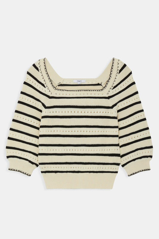 Patrici Openwork Top - Suncoo