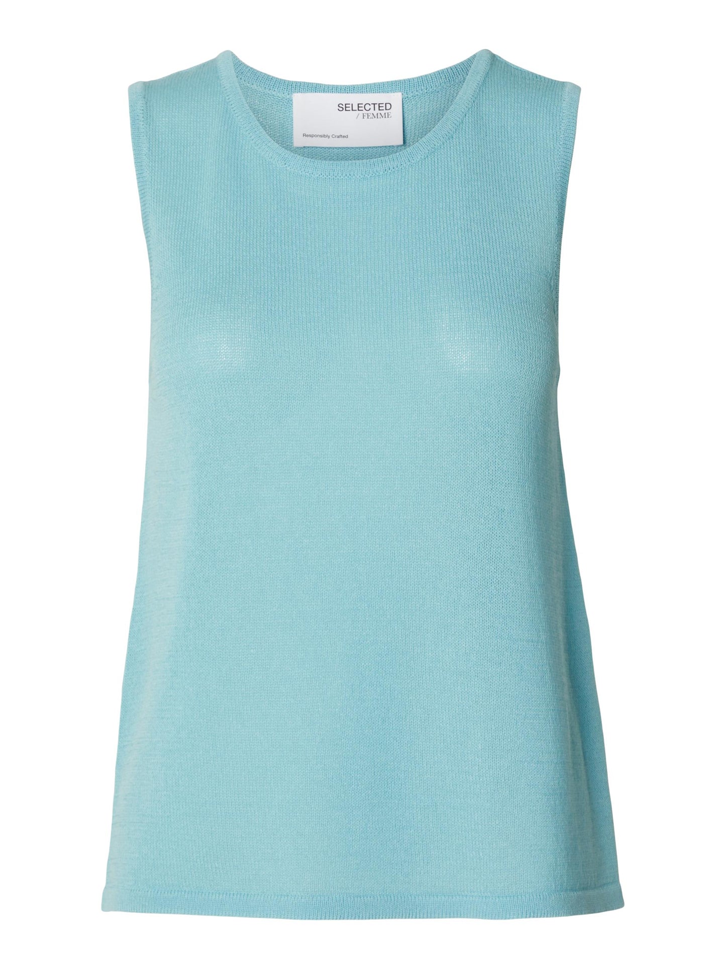 SLFMOON TOP (BLUE)- SELECTED FEMME
