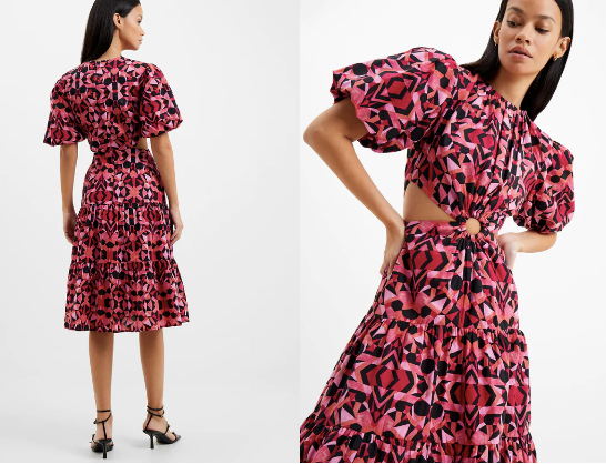 Felicity Puff Sleeve Dress - French Connection