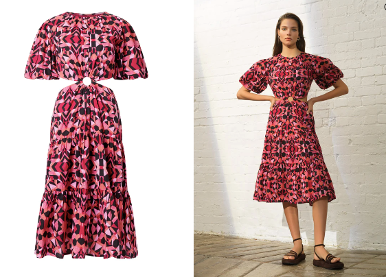 Felicity Puff Sleeve Dress - French Connection