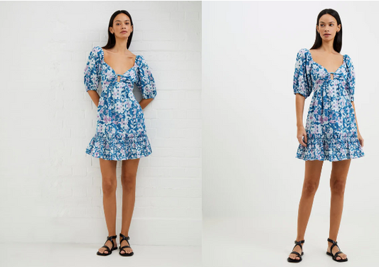 Deanna Cotton Mini Dress - French Connection