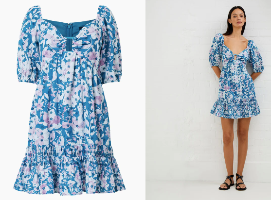 Deanna Cotton Mini Dress - French Connection