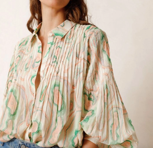 Geodas Blouse - Indi & Cold