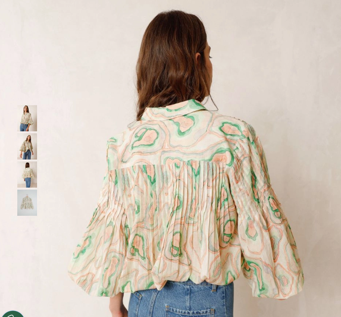 Geodas Blouse - Indi & Cold