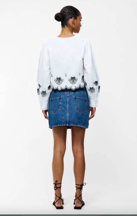 Cambria Embroidered Top - French Connection